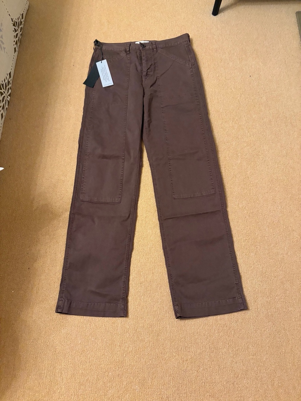 Nili Lotan Tibault Brown Pants size 6 NWT